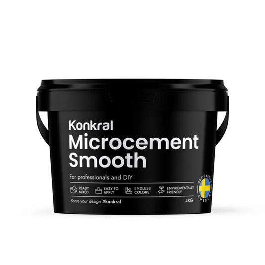 Konkral Microcement Smooth Ofärgad 4 kg