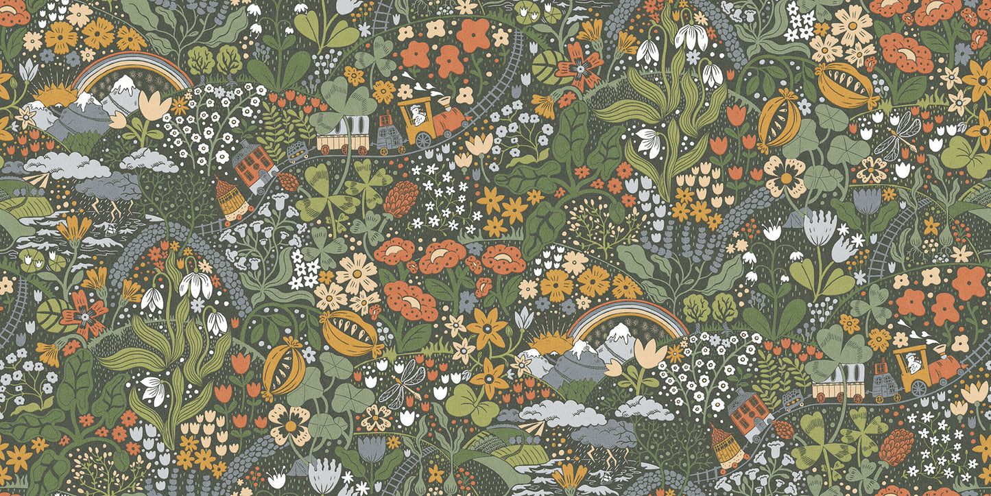 Midbec Tåget Fototapet - RD29037