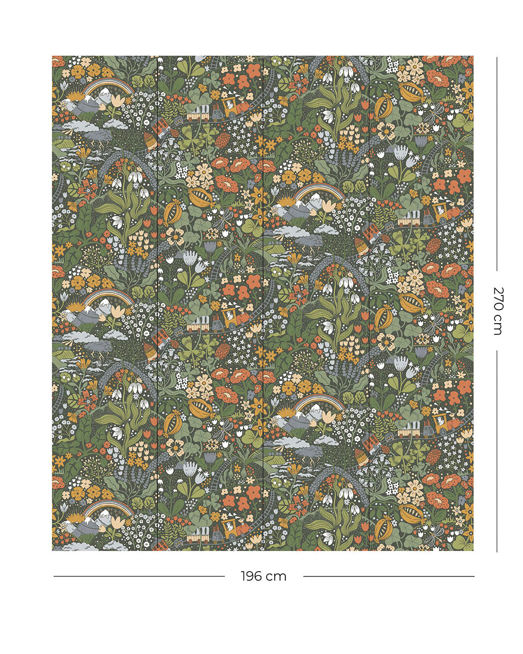 Midbec Tåget Fototapet - RD29037