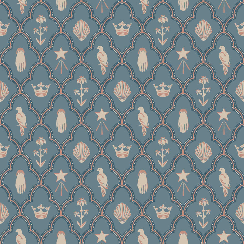 Sandberg Turtledove Barn, Indigo Blue - S10272