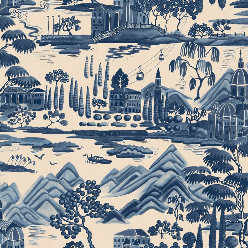 Sandberg Lake Como, Blue - S10688