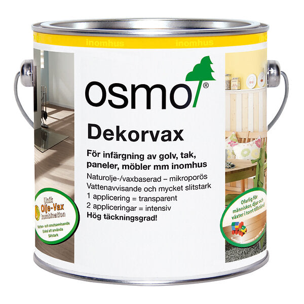 Osmo Dekorvax Transparenta kulörer 3101 OFÄRGAD
